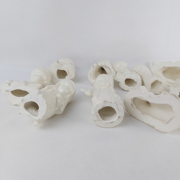 VINTAGE handmade ceramic Nativity set 12 pieces - Picture 11 of 13